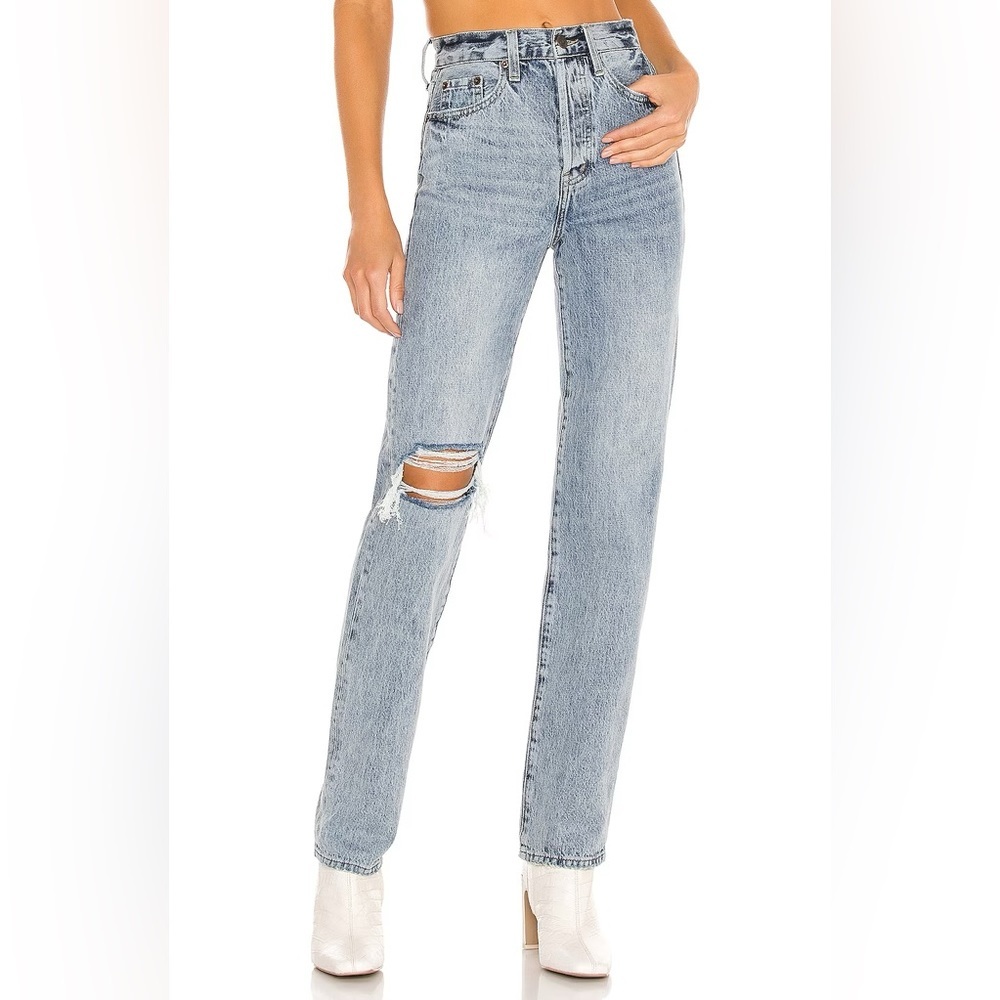 NWT Pistola Cassie Super High Rise Straight Leg Jean Play Day Wash sz 29